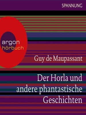 cover image of Der Horla und andere phantastische Geschichten
